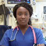 Frontline healthcare nurse